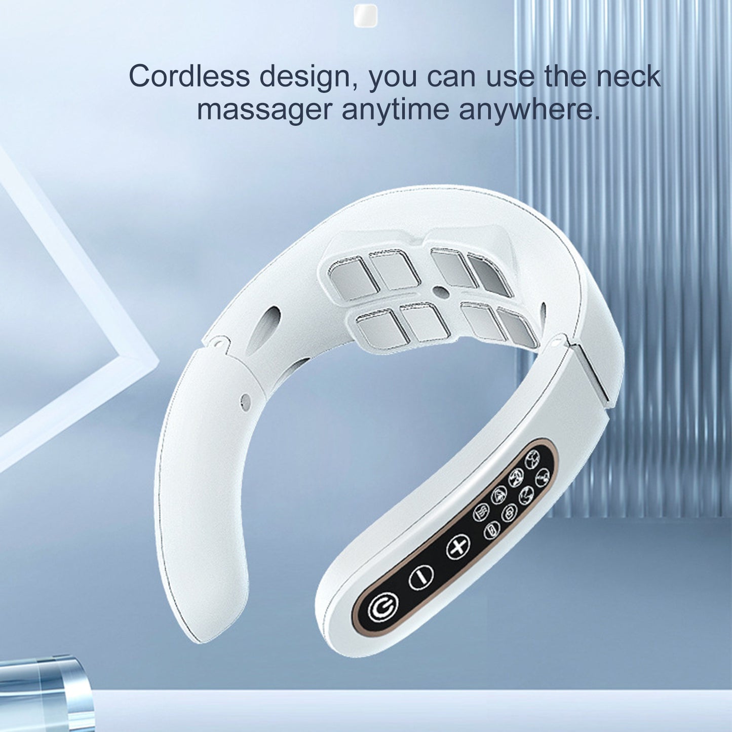 ZenRelief Smart Neck Massager – Heated, Wireless & Wearable