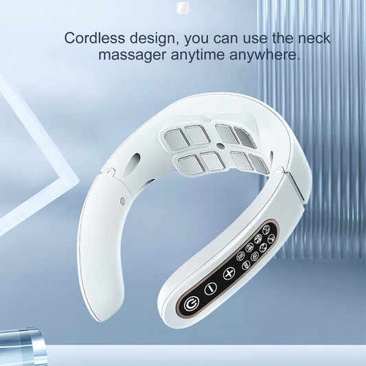 ZenRelief Smart Neck Massager – Heated, Wireless & Wearable