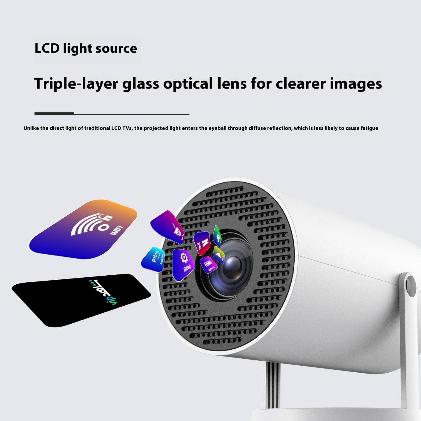 LumoFlex 180° Smart Mini Projector