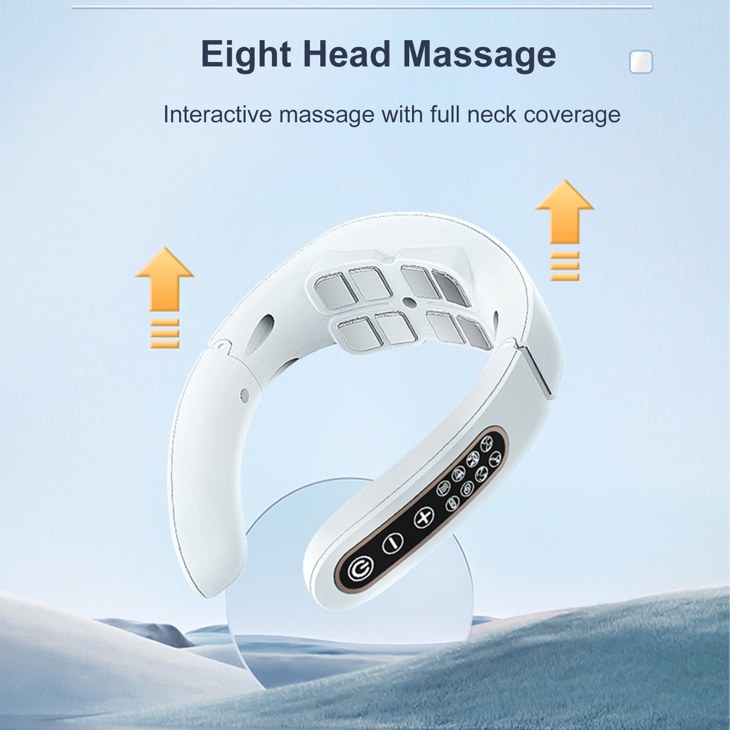 ZenRelief Smart Neck Massager – Heated, Wireless & Wearable