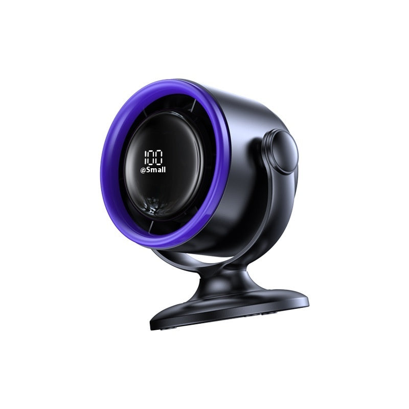 CoolBreeze Clip-On Desk Fan – USB Rechargeable with Digital Display