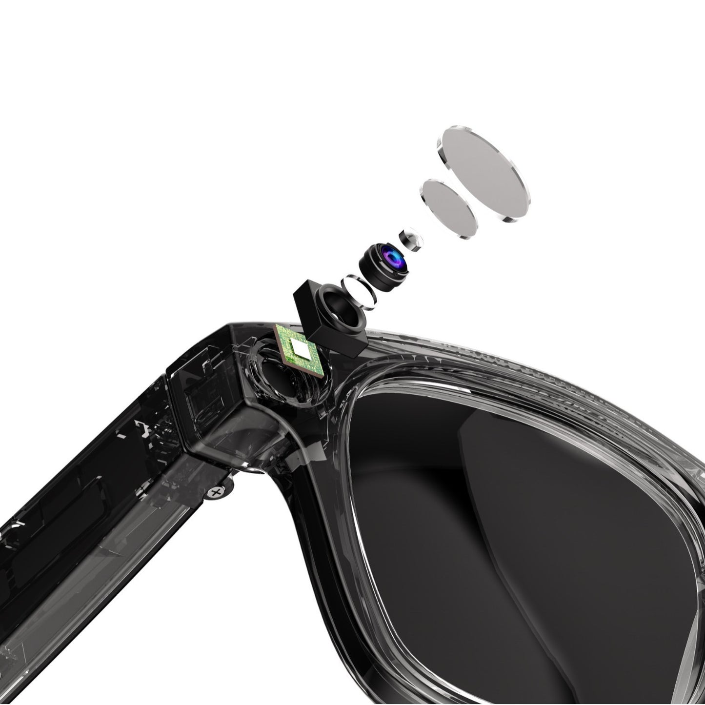 VisionTrack AI Smart Glasses – HD Hands-Free POV Camera with AI Stabilization