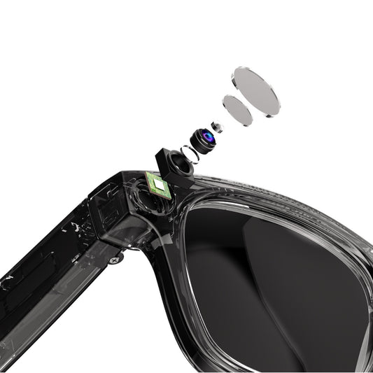 VisionTrack AI Smart Glasses – HD Hands-Free POV Camera with AI Stabilization